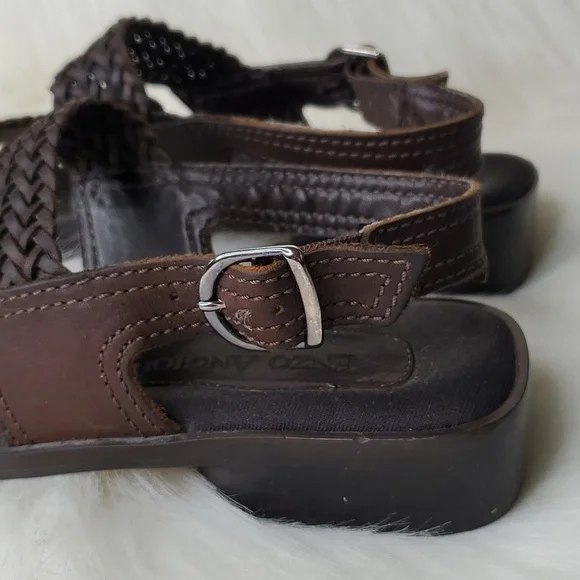 Enzo Angiolini Weaved Leather Strap Sandal - Picture 7 of 15